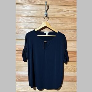 MICHAEL Michael Kors Navy Blouse